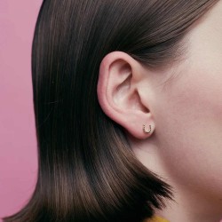 Mini Horseshoe Studs Silver