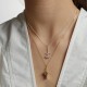 Karen Walker Anchor Necklace Silver Pendant Karen Walker Anchor Necklace in Sterling Silver
