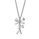 Karen Walker Mini Girl with a Bow Necklace Silver Karen Walker Mini Girl with a Bow Necklace in Sterling Silver