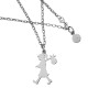 Karen Walker Runaway Girl Necklace Large Pendant Silver Karen Walker Runaway Girl Large Pendant in Sterling Silver