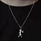 Karen Walker Runaway Girl Necklace Large Pendant Silver Karen Walker Runaway Girl Large Pendant in Sterling Silver
