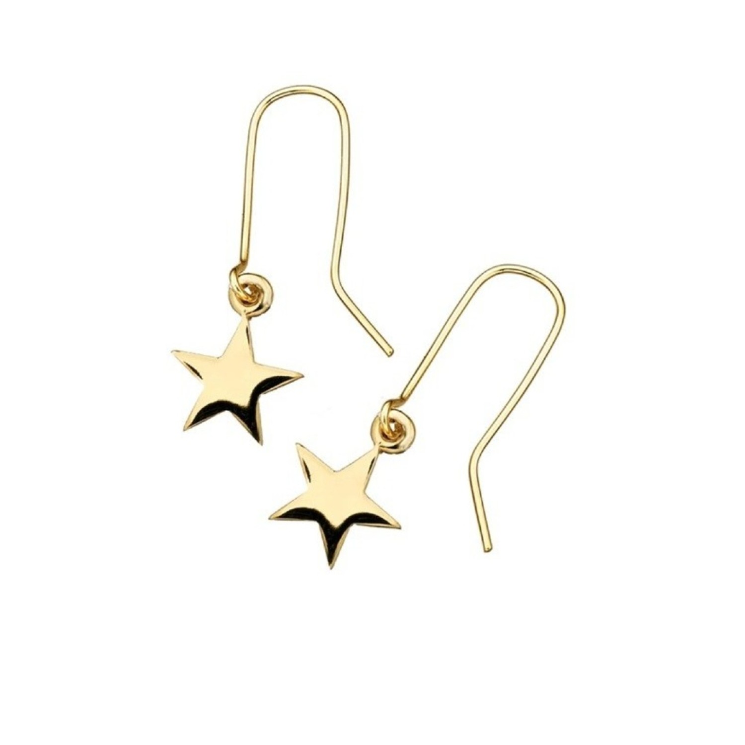 Karen Walker Star Earrings – 14ct Gold-Plated Sterling Silver (KW18ER GP)