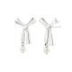 Karen Walker Pearl Bow Studs – Silver | KW492ER-STG-FWP Karen Walker Pearl Bow Studs – Silver | KW492ER-STG-FWP