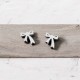 Karen Walker Mini Bow Silver Stud Earrings Karen Walker Mini Bow Studs in Sterling Silver