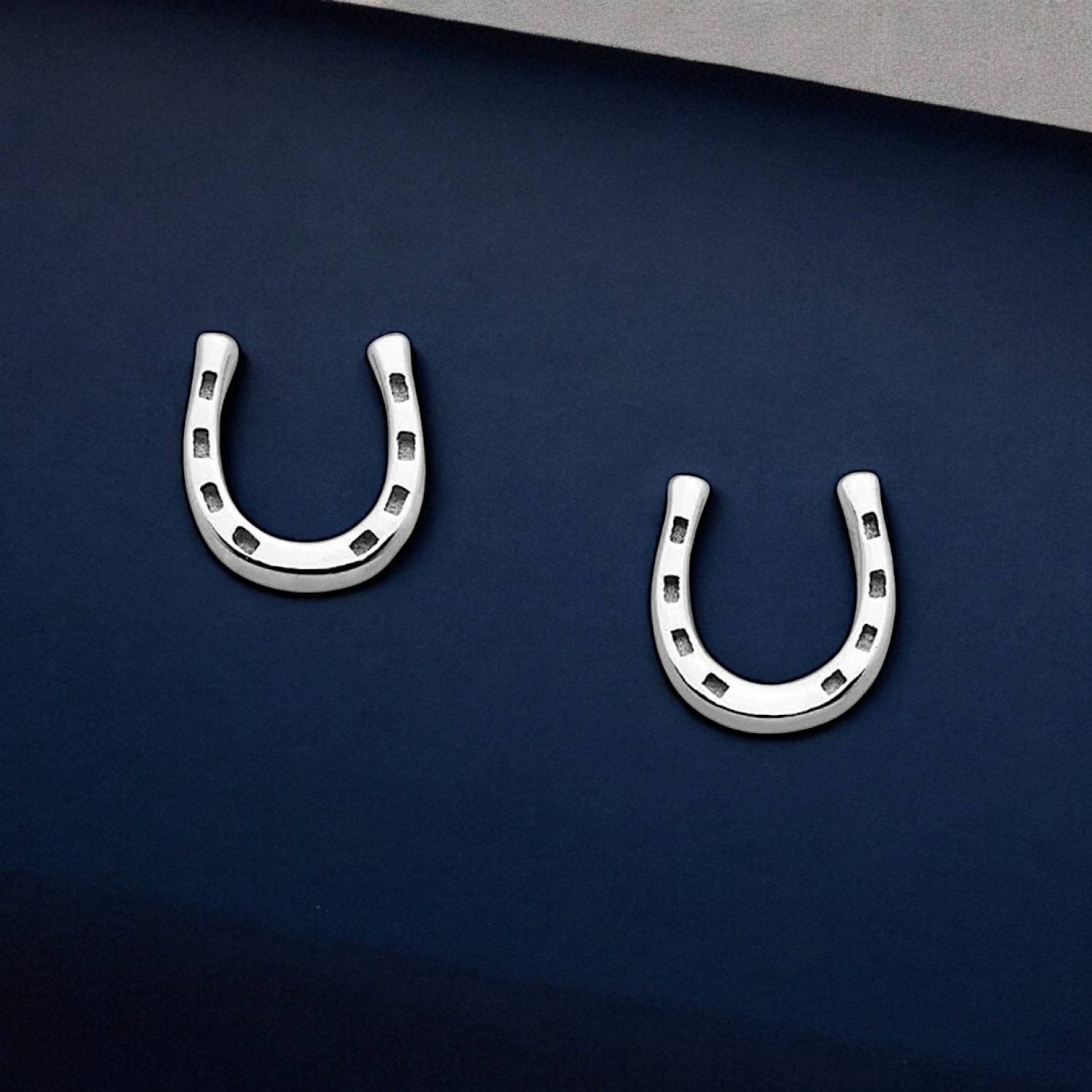 Karen Walker Mini Horseshoe Silver Stud Earrings Karen Walker Mini Horseshoe Studs in Sterling Silver