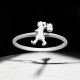 Karen Walker Mini Runaway Girl Ring Silver Karen Walker Mini Runaway Girl Ring in Sterling Silver