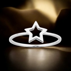 Mini Star Ring Silver