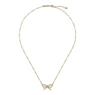  Ribah: Ted Baker crystal silver tone ribbon bow pendant TBJ3993-02-02