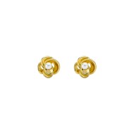 FLO: Pearl Flower Stud Earrings TBJ3759-02-28