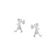 Karen Walker Runaway Girl Silver Stud Earrings Karen Walker Runaway Girl Studs in Sterling Silver