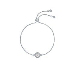 SOLETA: Solitaire Sparkle Crystal Adjustable Bracelet TBJ3699-01-02