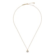 SOLTELL: Solitaire Sparkle Crystal Pendant Necklace TBJ3695-02-02
