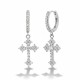 Sterling Silver CZ Tiered Drop Earrings – QED1753 | Christies Jewellery NZ Sterling Silver CZ Tiered Drop Earrings – QED1753