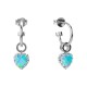 Love Anchor Opal Earrings - JWL20245-RO by Stolen Girlfriends Club