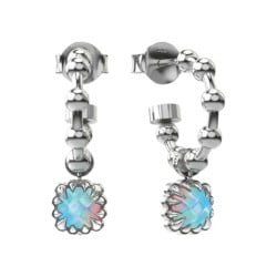 Stolen Love Claw Baby Claw Sleeper Ball Chain Earrings - JWL25ENC2-10-RO