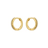 HEPLIE: Crystal Hoop Earrings (14mm) TBJ3749-02-02