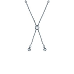 ISELA: Crystal Baguette Slinky Adjustable Bracelet TBJ3780-01-02