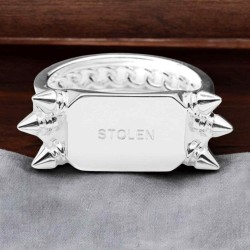 PRECIOUS PUNK BLOCK RING PRECIOUS PUNK BLOCK RING