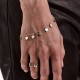STOLEN HEART BRACELET - GOLD PLATED – Stolen Heart Bracelet - 18k Gold Plated with Heart Charms