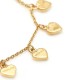 STOLEN HEART BRACELET - GOLD PLATED – Stolen Heart Bracelet - 18k Gold Plated with Heart Charms