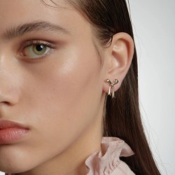 Karen Walker Gold-Plated Bow Stud Earrings (KW139ER GP)