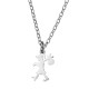 Karen Walker Runaway Girl Pendant KW22PN in Sterling Silver – 45cm Chain