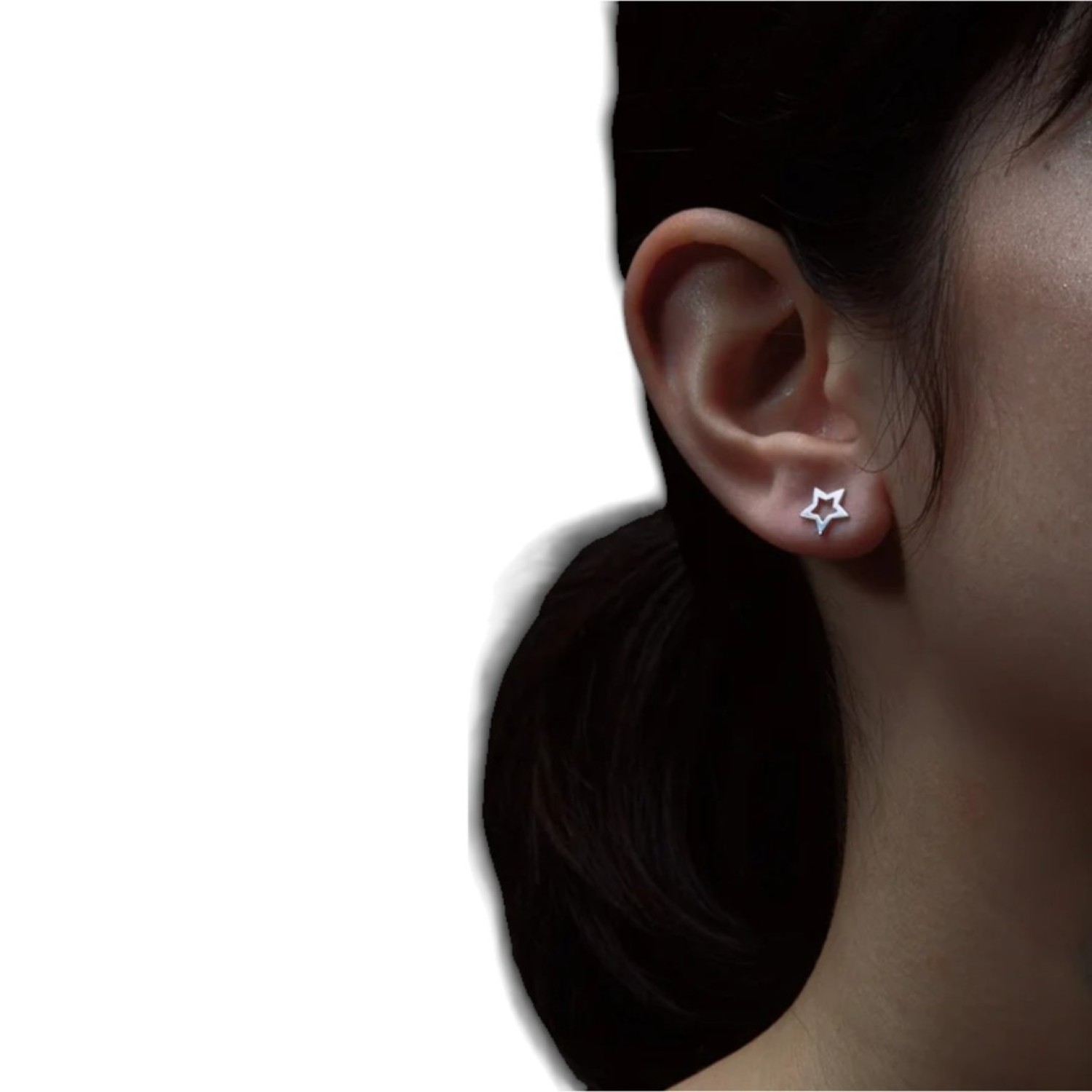 Karen Walker Mini Star Silver Stud Earrings Karen Walker Mini Star Studs in Sterling Silver