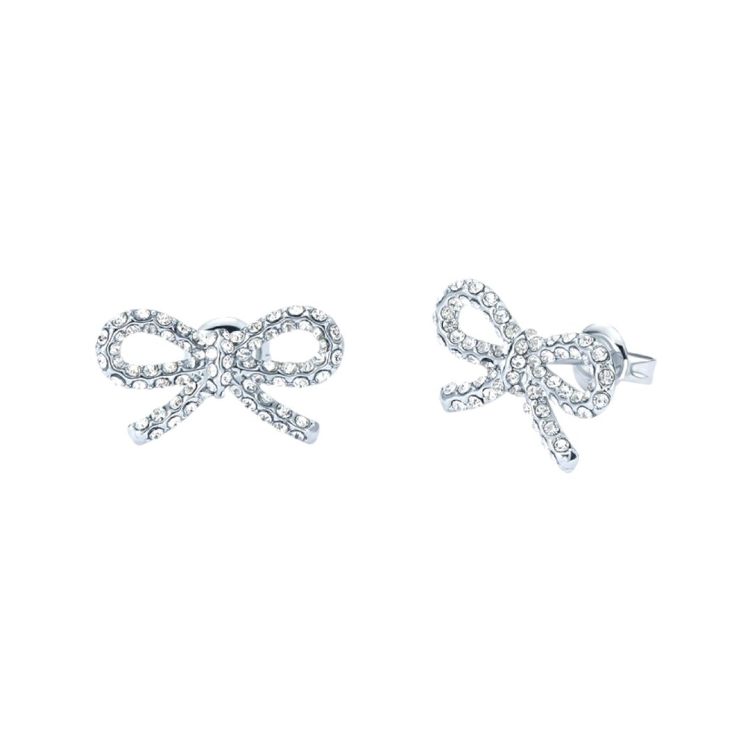 Ribecca: Ted Baker Cubic Zirconia Bow Stud Earrings TBJ3999-01-02 by Ted Baker