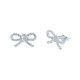 Ribecca: Ted Baker Cubic Zirconia Bow Stud Earrings TBJ3999-01-02 by Ted Baker
