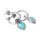 Love Anchor Opal Earrings - JWL20245-RO by Stolen Girlfriends Club
