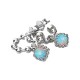 Love Claw Baby Claw Sleeper Ball Chain Earrings - JWL25ENC2-10-RO by Stolen Girlfriends Club