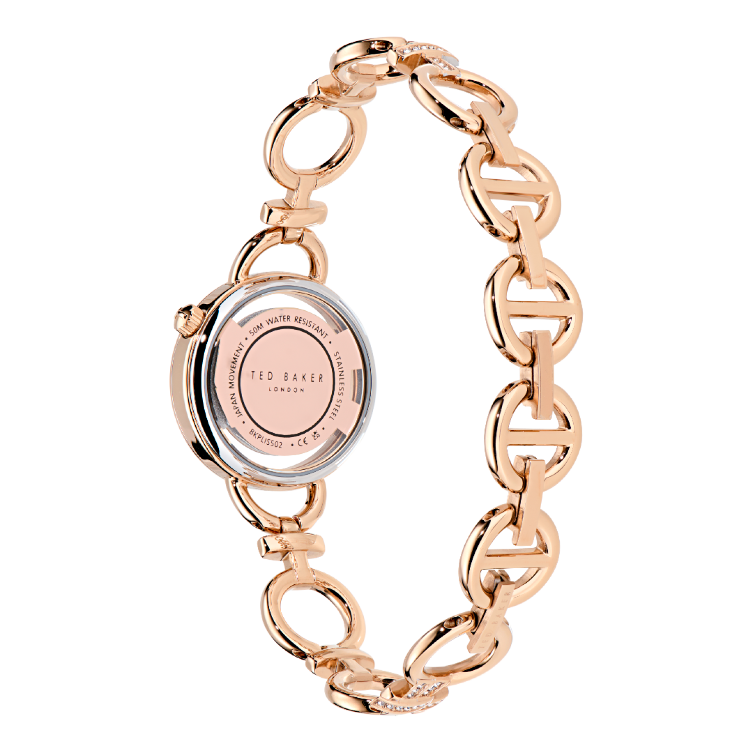 BKPLIS502 Ted Baker Lilabel Bow Rose Gold-Tone Bracelet Watch by Ted Baker