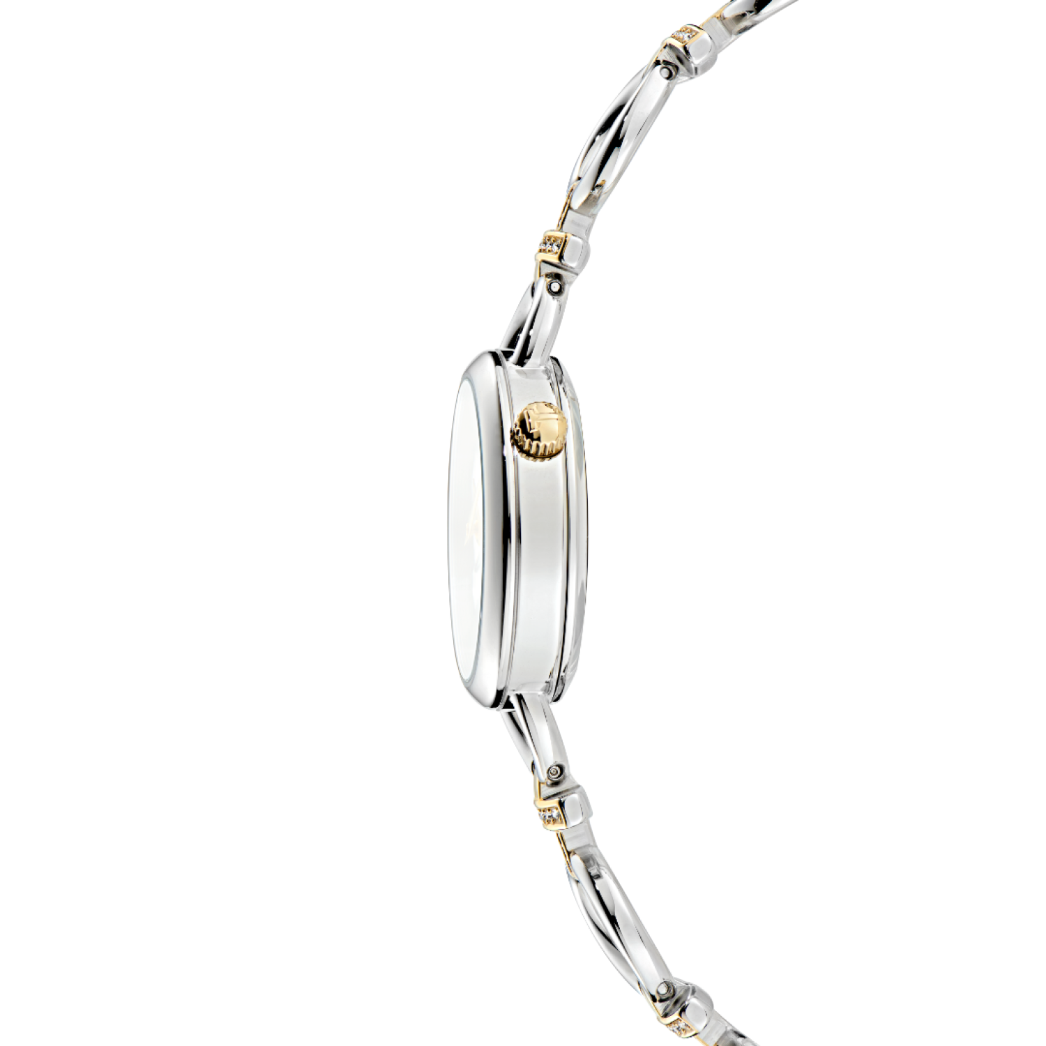 BKPLIS503 Ted Baker Lilabel Bow White Two-Tone Bracelet Watch by Ted Baker