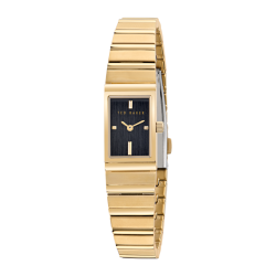 BKPLLS503 Ted Baker Lileey Black Gold-Tone Bracelet Watch