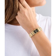 BKPLLS503 Ted Baker Lileey Black Gold-Tone Bracelet Watch