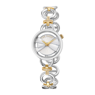 BKPLIS503 Ted Baker Lilabel Bow White Two-Tone Bracelet Watch
