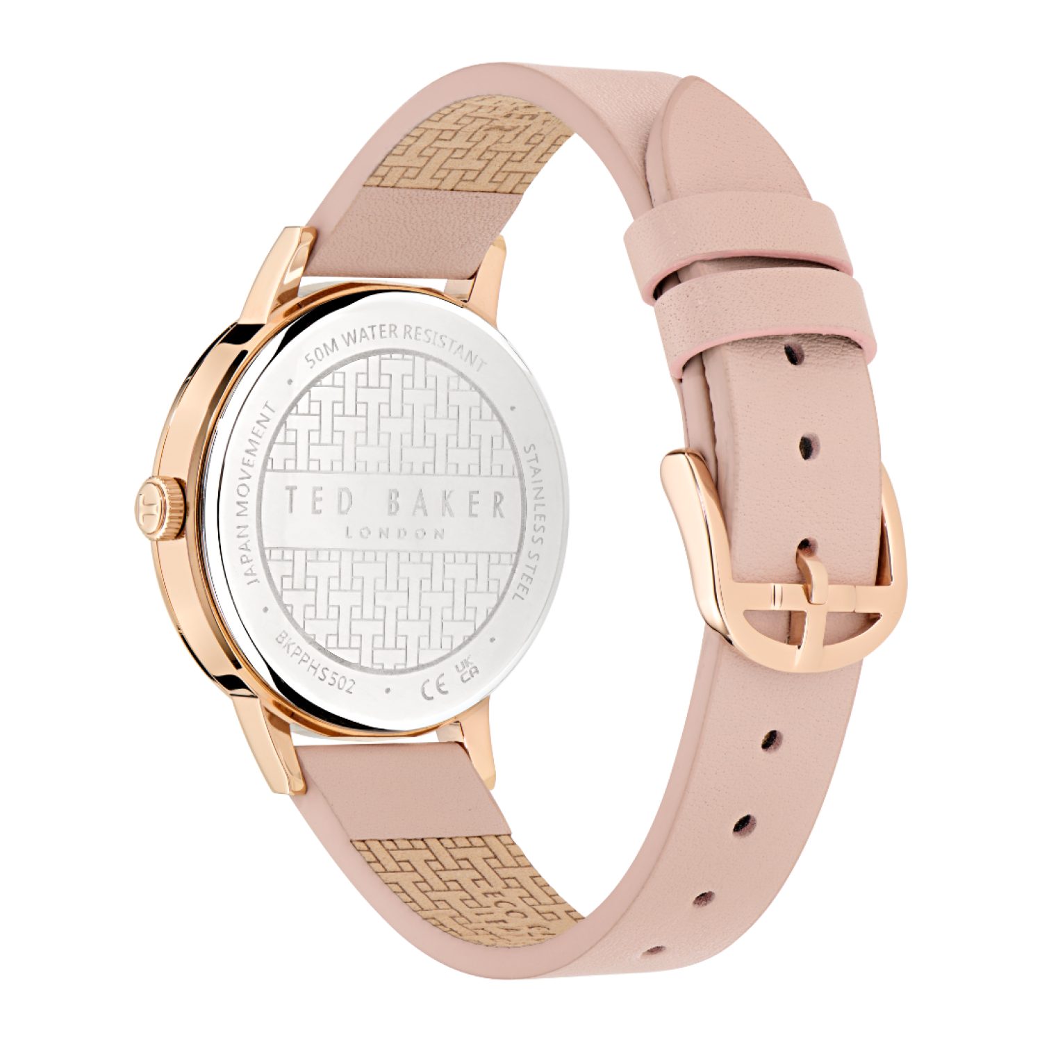 BKPPHS502 Ted Baker Phylipa Rose Gold-Tone Printed Pink Leather Watch BKPPHS502 Ted Baker Phylipa Rose Gold-Tone Printed Pink Leather Watch by Ted Baker