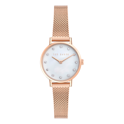 BKPSTF404 Ted Baker Staciie Rose Gold-Tone Mesh Watch