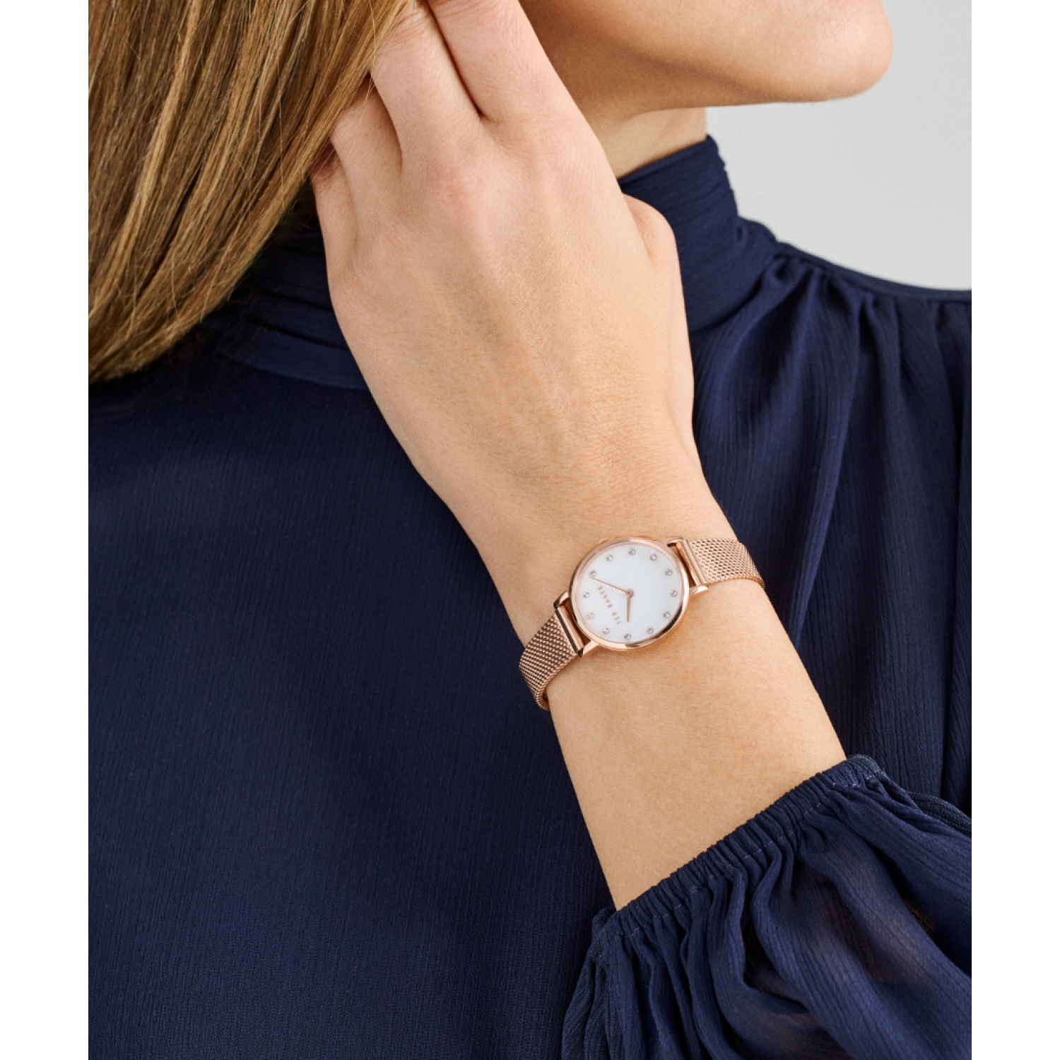BKPSTF404 Ted Baker Staciie Rose Gold-Tone Mesh Watch BKPSTF404 Ted Baker Staciie Rose Gold-Tone Mesh Watch by Ted Baker