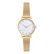 BKPSTF405 Ted Baker Staciie Gold-Tone Mesh Watch