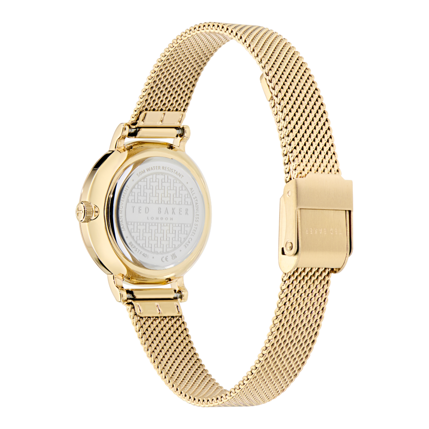 BKPSTF405 Ted Baker Staciie Gold-Tone Mesh Watch BKPSTF405 Ted Baker Staciie Gold-Tone Mesh Watch by Ted Baker