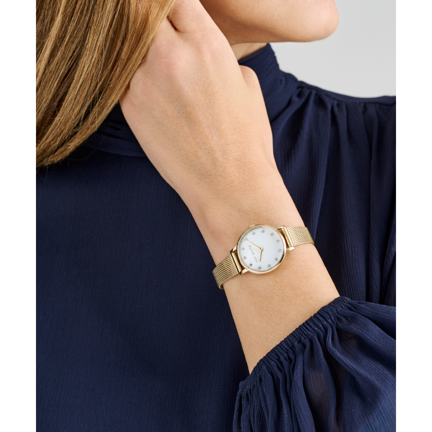 BKPSTF405 Ted Baker Staciie Gold-Tone Mesh Watch BKPSTF405 Ted Baker Staciie Gold-Tone Mesh Watch by Ted Baker