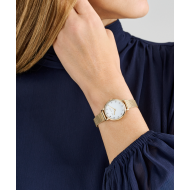BKPSTF405 Ted Baker Staciie Gold-Tone Mesh Watch