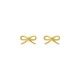 BROOKE: Mini Metal Bow Stud Earrings TBJ4156-02-03 by