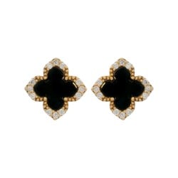 Georgini Midnight Velvet Black Agate Fairwater Stud Earring IE1188GB