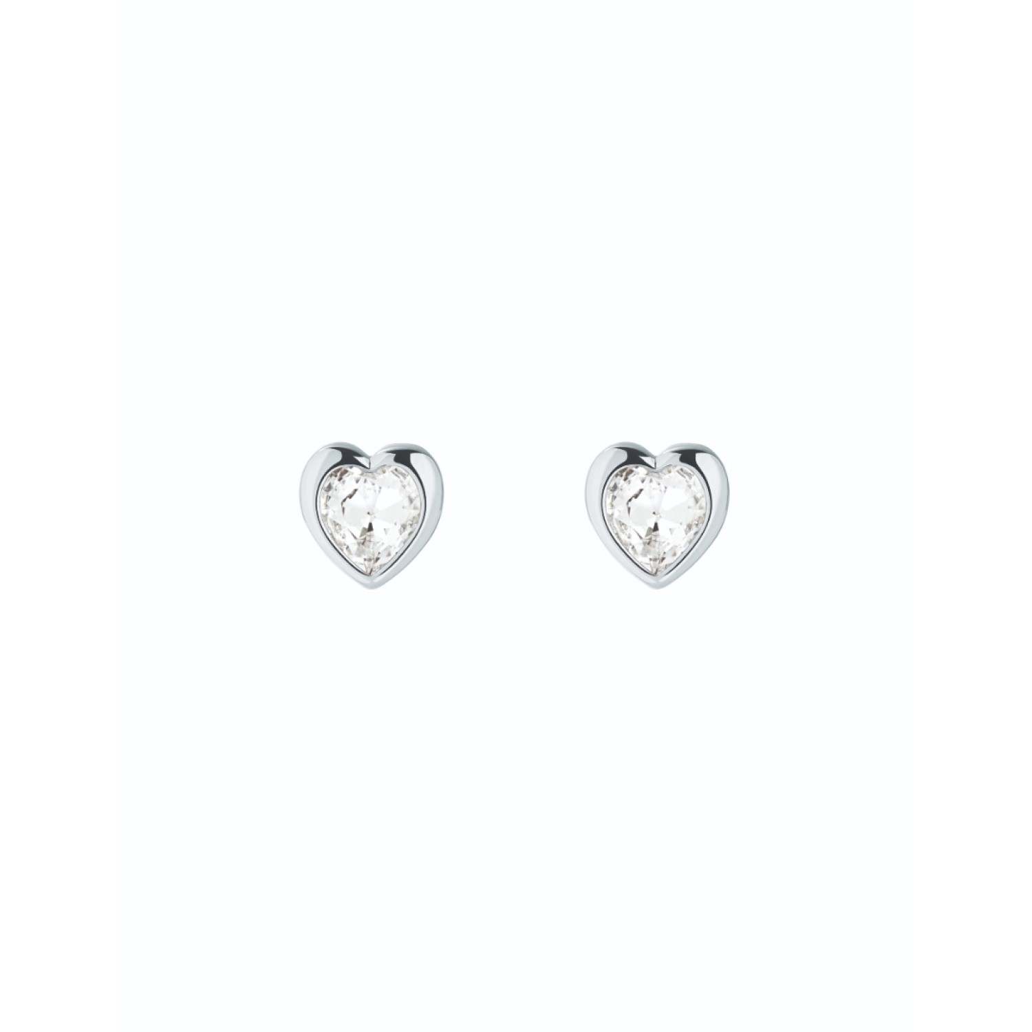 HAN: Crystal Heart Stud Earrings TBJ1654-01-02 by