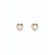 HAN: Crystal Heart Stud Earrings TBJ1654-02-02 by