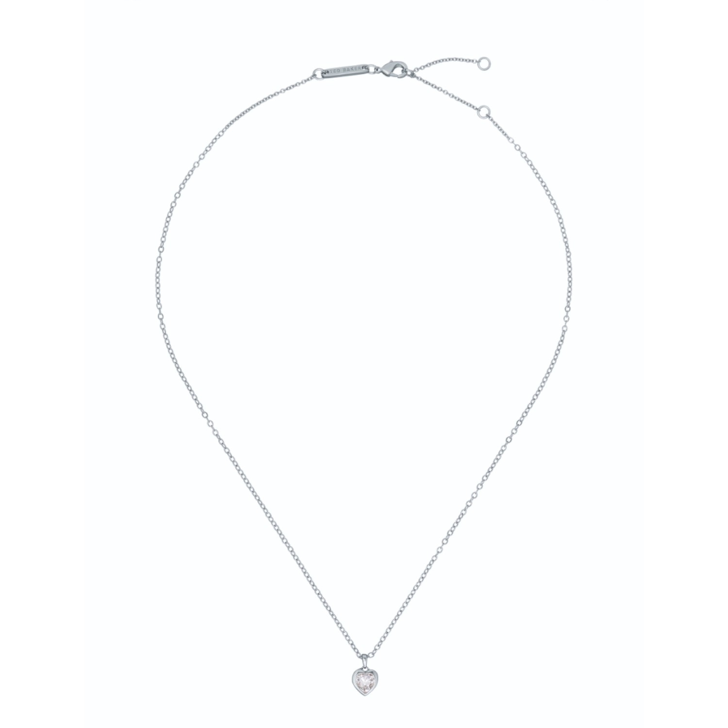 HANNELA: Crystal Heart Pendant Necklace TBJ1681-01-02 – HANNELA: Crystal Heart Pendant Necklace TBJ1681-01-02 by