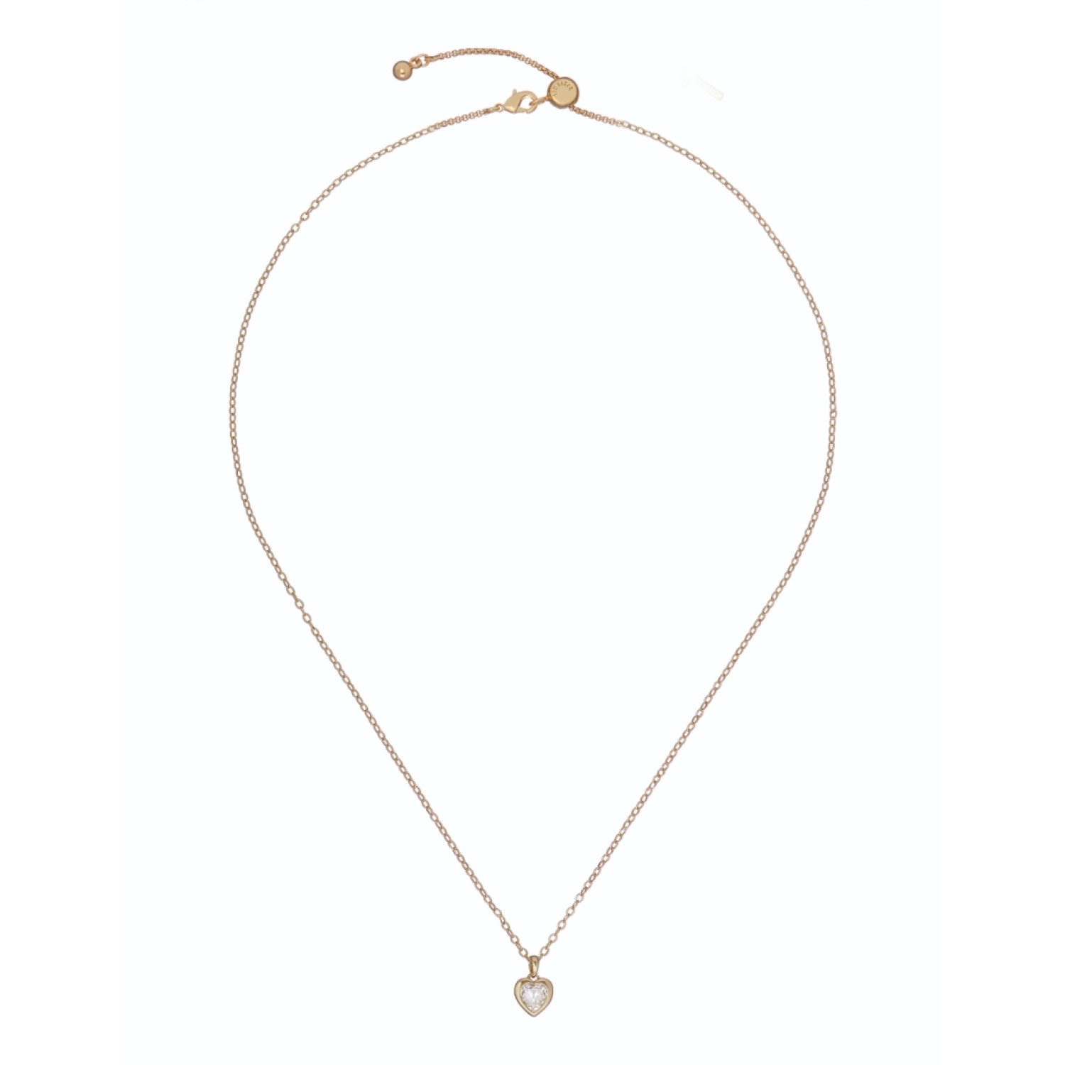 HANNELA: Crystal Heart Pendant Necklace TBJ3993-02-02 – HANNELA: Crystal Heart Pendant Necklace TBJ3993-02-02 by