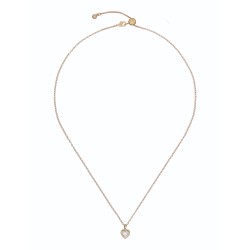 HANNELA: Crystal Heart Pendant Necklace TBJ1681-02-02